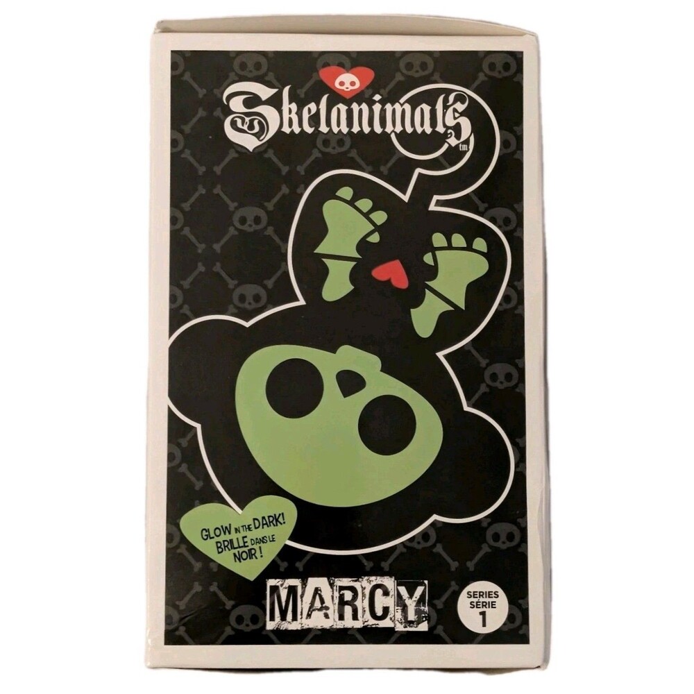 Skelanimals Marcy Monkey Glow in the Dark Vinyl Figure Series 1 New in Box - Picture 4 of 8
